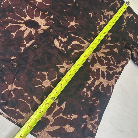 Ted Baker Abstract Short Sleeve Button Down Men’s Shirt Size 6 100% Cotton - Picture 8 of 11